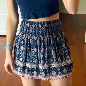 Hollister tiered mini skirt